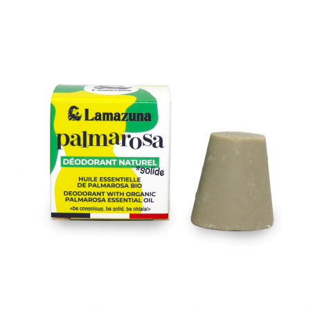 Lamazuna Déodorant solide palmarosa