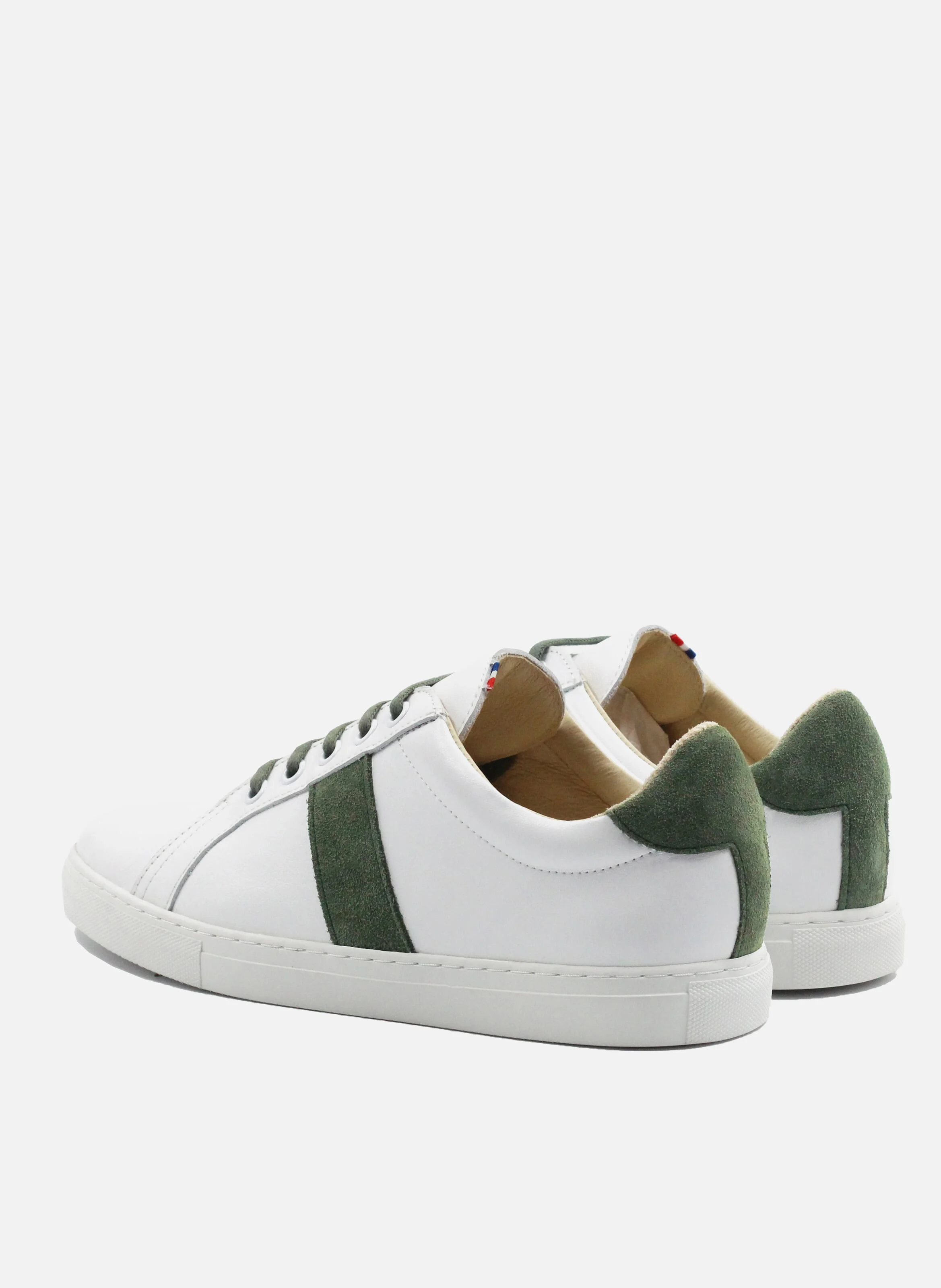 Baskets mif cuir | Blanc