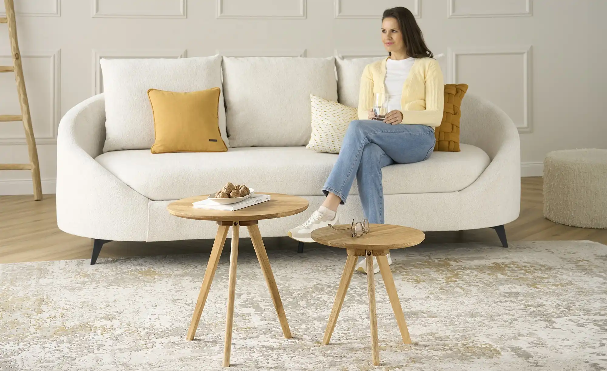 Couchtische, 2er-Set Rotonda