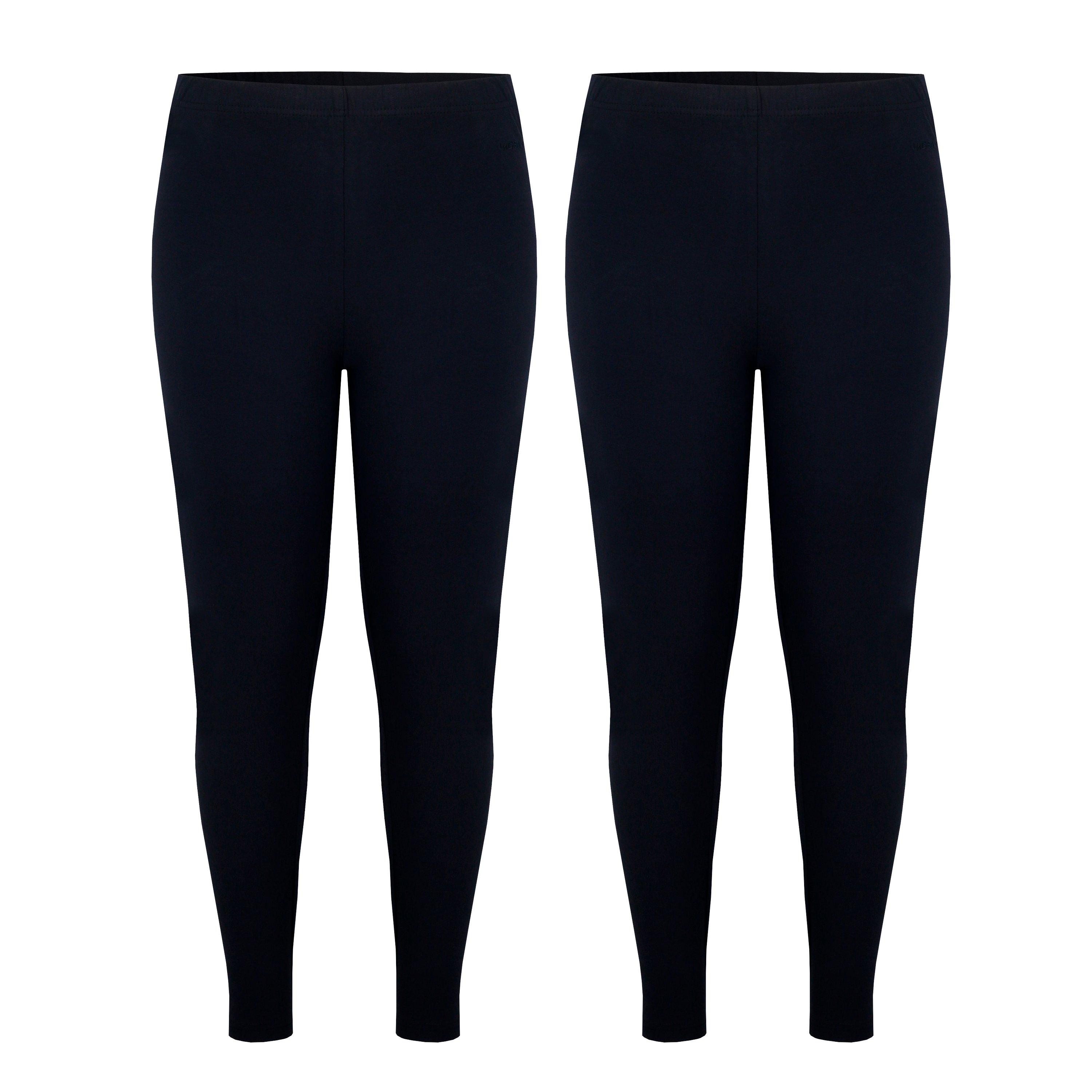 LA Gear LA 2 Pack Jersey Leggings Girls