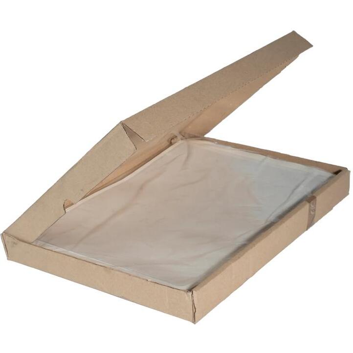 Sachet de 10 pochettes adhésives PVC lisse 14/100e - A4 - Cristal