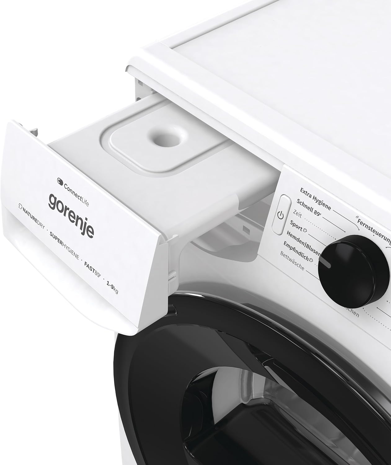 Gorenje DPNE92/GN Trockner/Kondensation mit Wärmepumpe / 9kg / 16 Programme/WIFI/Made in Europe/WaveActive Trommel/TwinAir/Feuchtesensor/Naturedry/LED Display/EEK: D