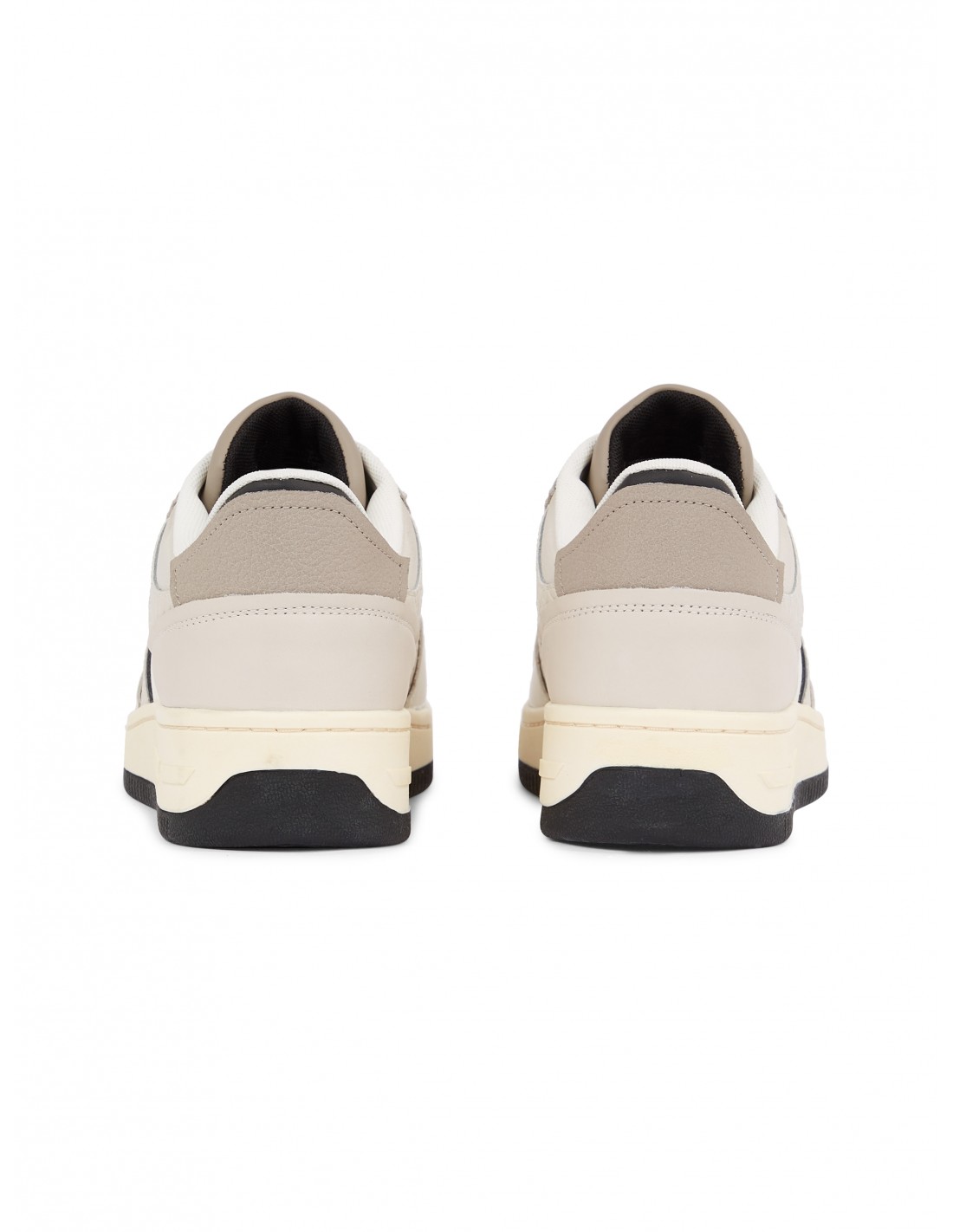 tommy hilfiger Baskets de ville homme tommy jeans retro b cuir beige