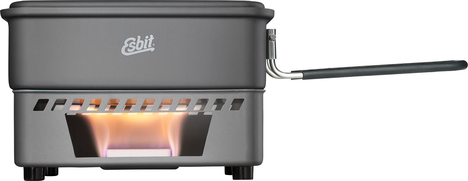 Esbit CS1100HA Trockenbrennstoff Aluminium Kochset 1,1 Liter