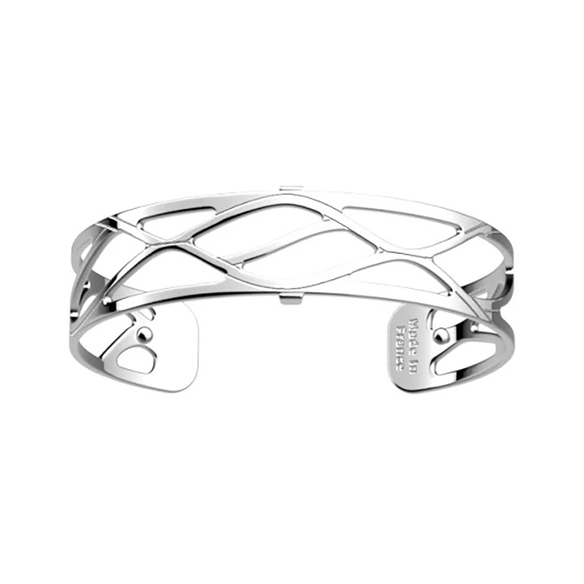 Bracelet Les Georgettes Wavy argenté 14mm