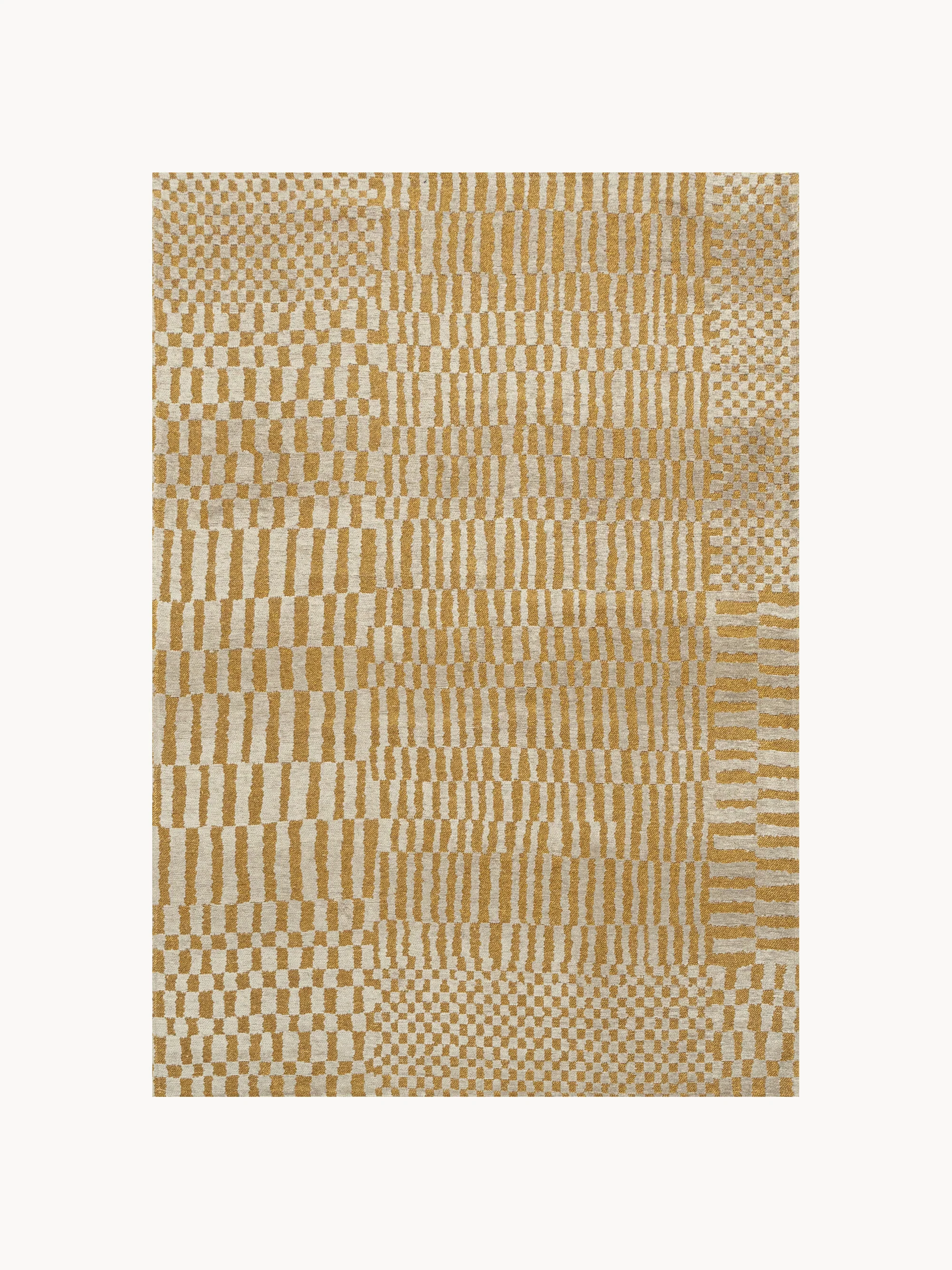 Wasbaar jacquard in- & outdoor vloerkleed Berber