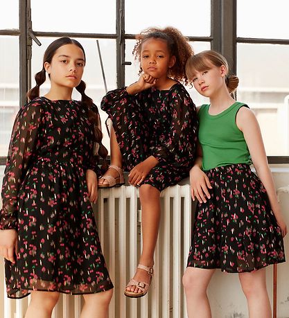 Petit by Sofie Schnoor Kleid - Schwarz m. Beere