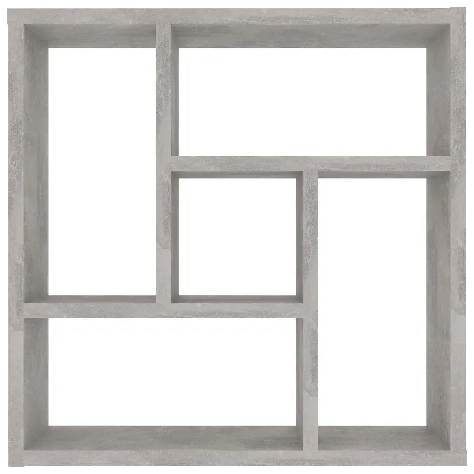 vidaXL - Plank - Grijs - Bewerkt hout