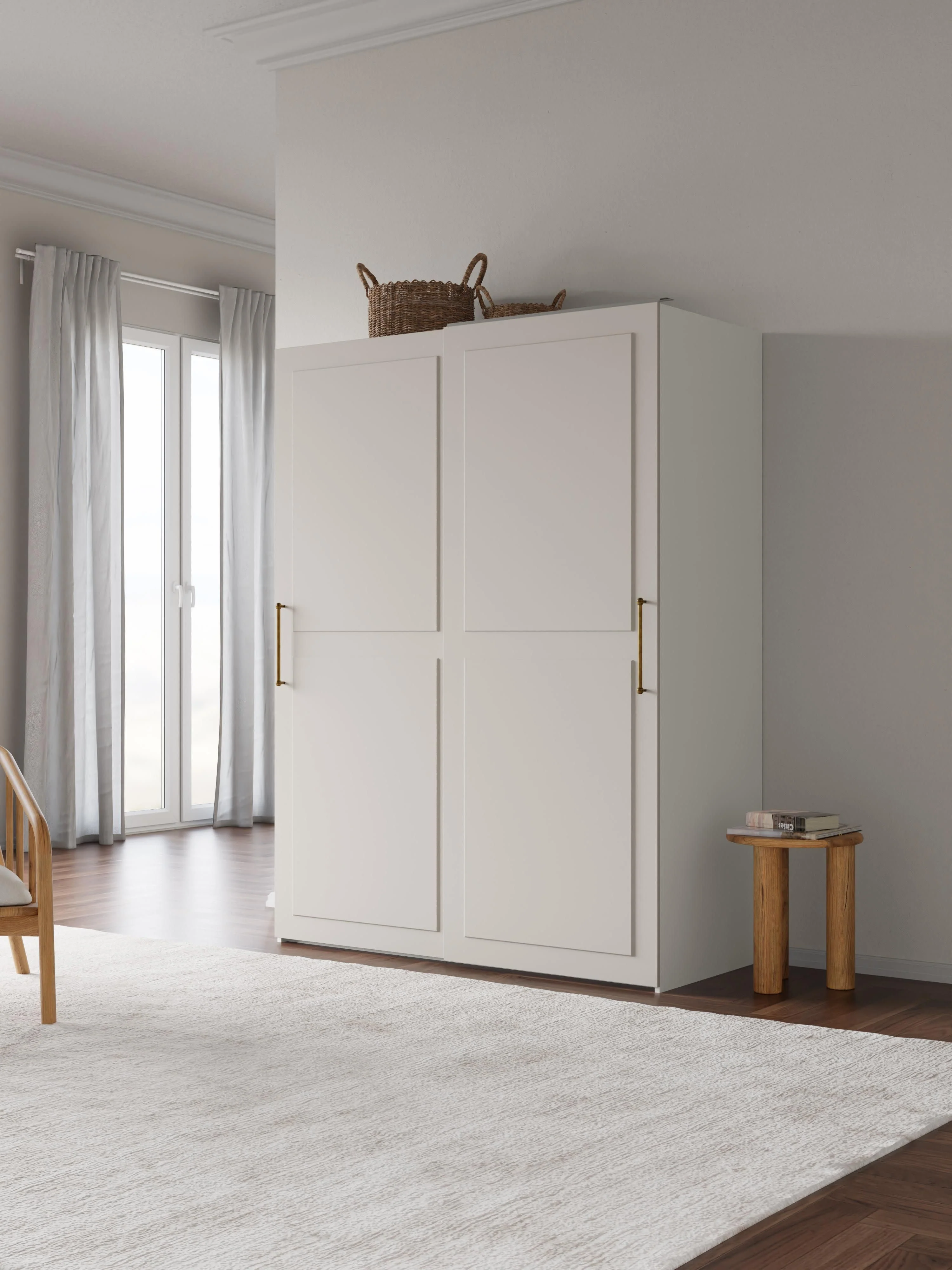 Modulaire schuifdeurkast Charlotte, 150 cm breed, diverse varianten