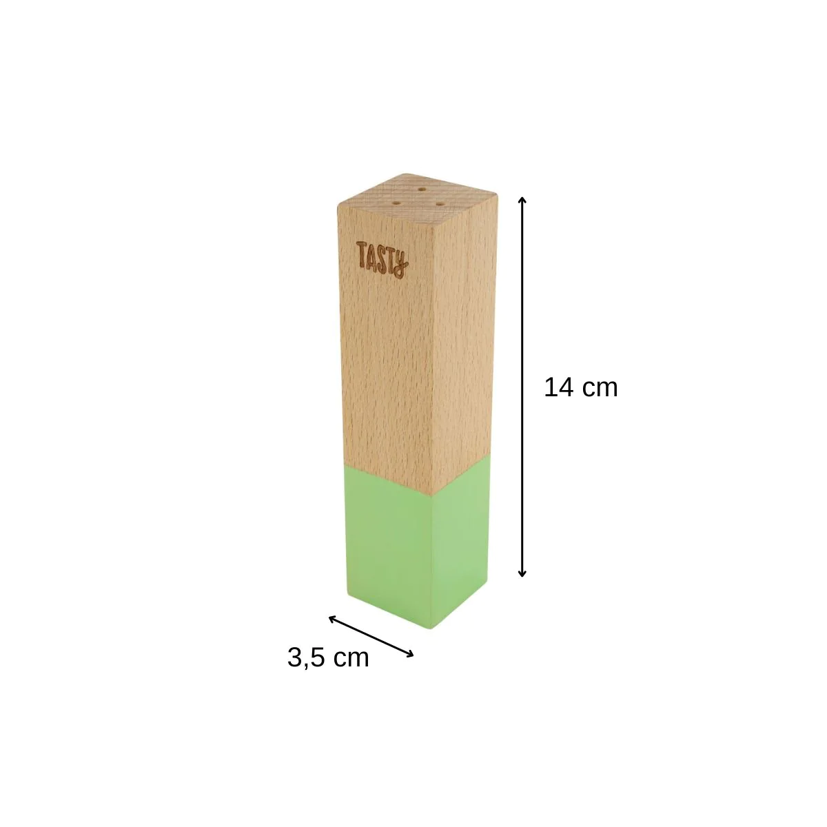 Salière en bois Green Tasty