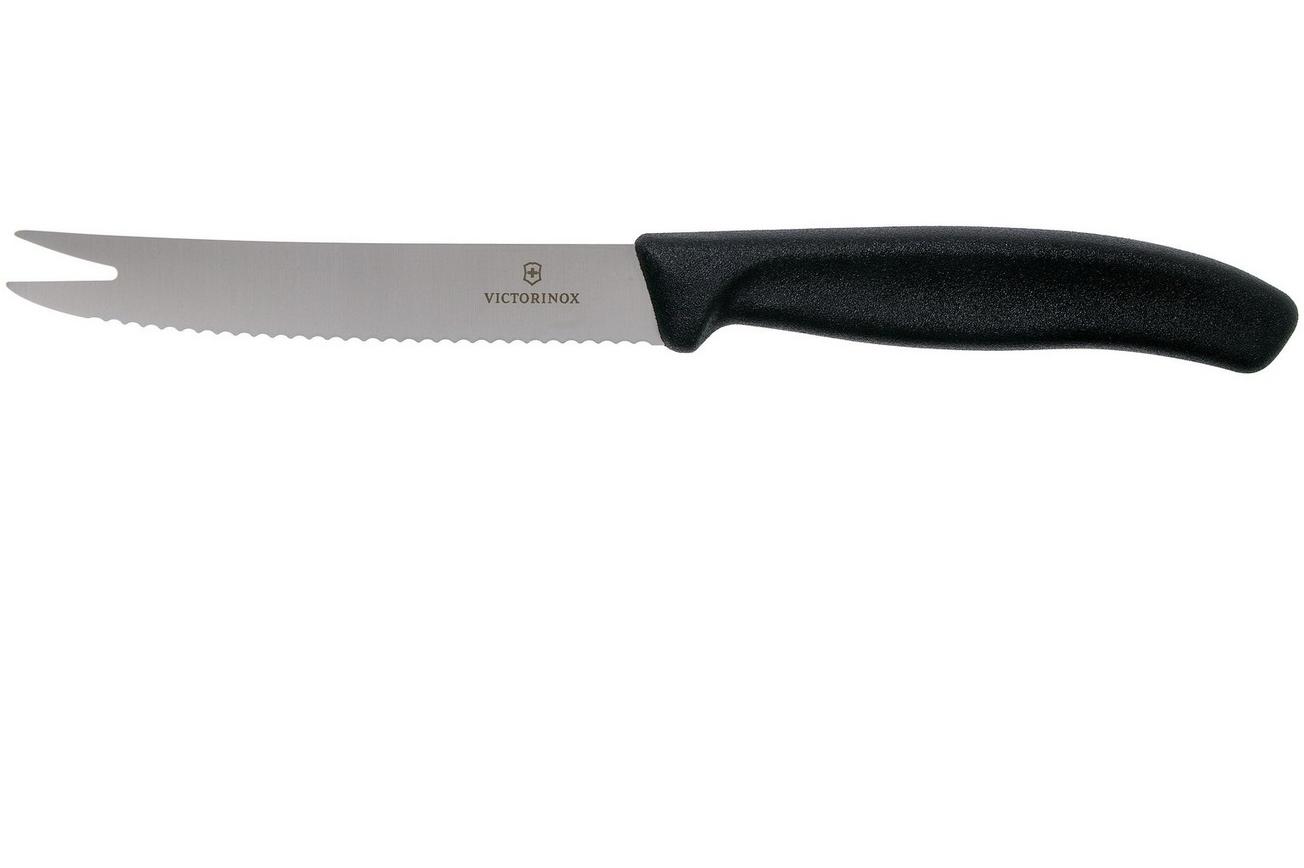 Victorinox SwissClassic 6.7863 kaas- en worstmes, zwart