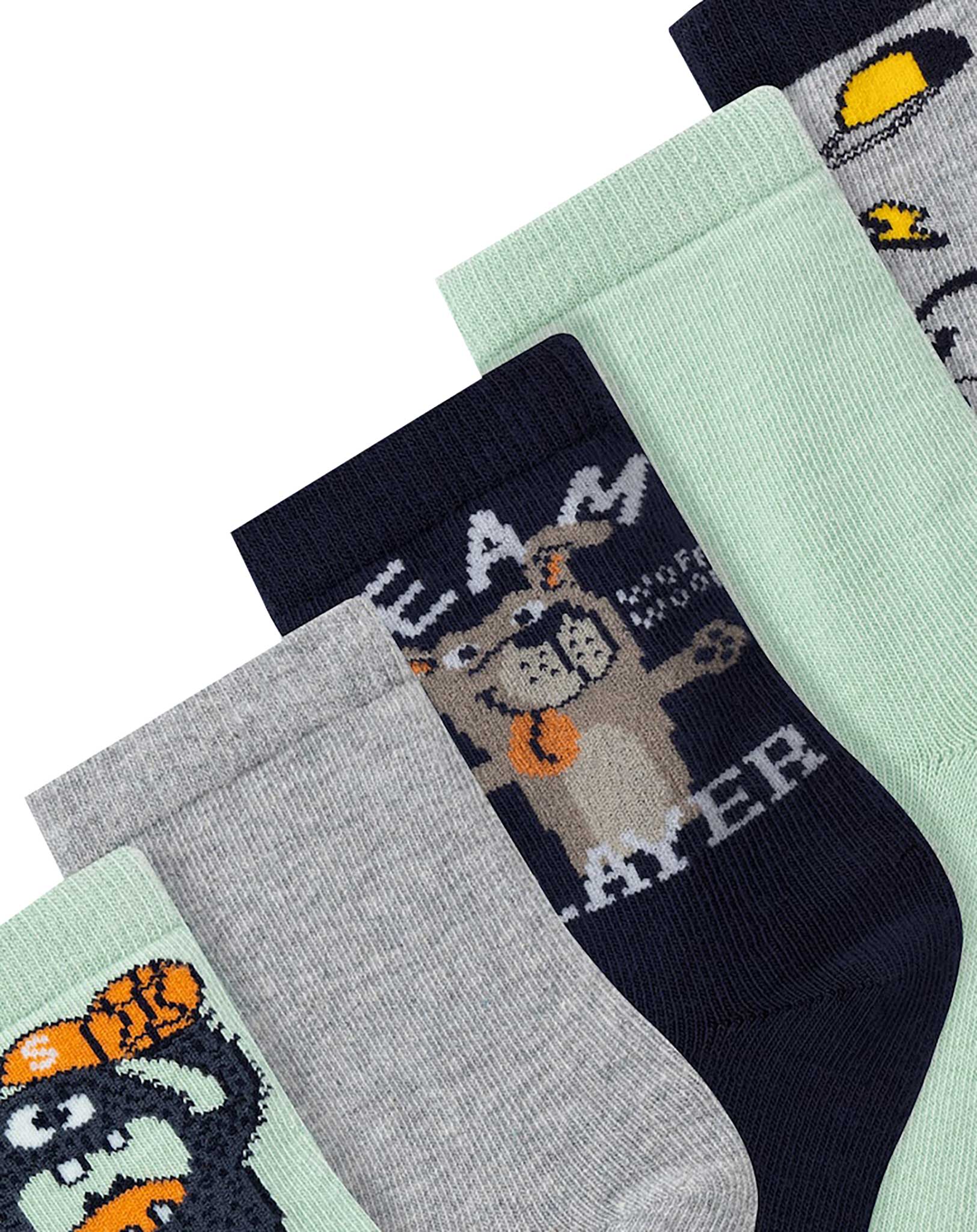 Socken NMMVAGN SPORTS 5er Pack in silt green