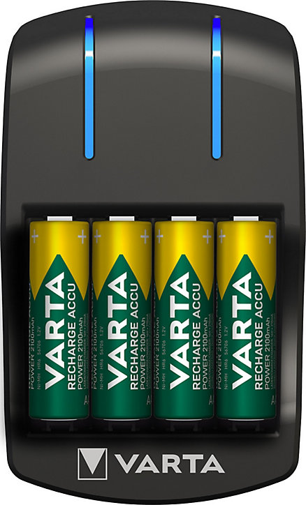 Chargeur de piles Varta + 4 piles AA - R06