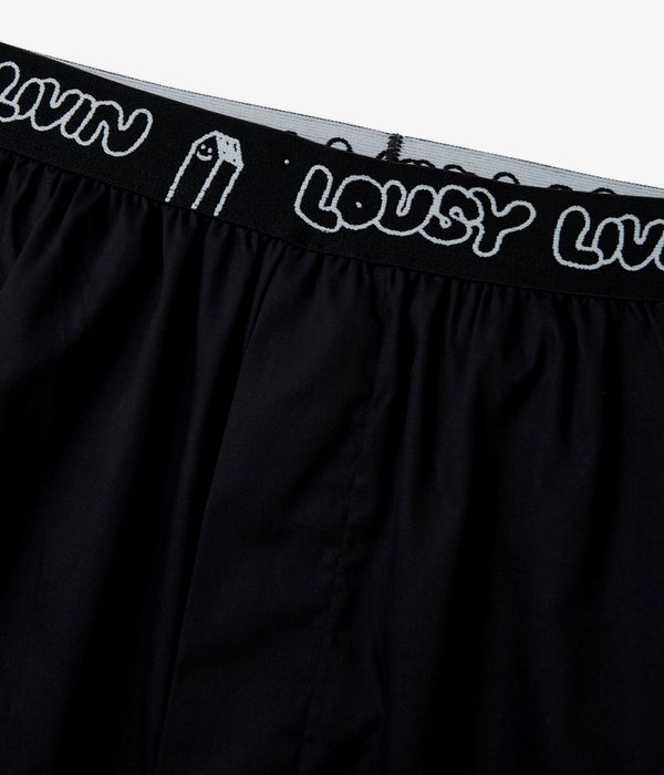 Lousy Livin Boxerbriefs Boxershorts (black white) 2er Pack