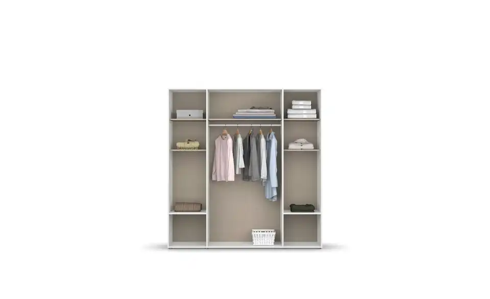 Drehtürenschrank ohne Absetzung 187 cm 4 Stück