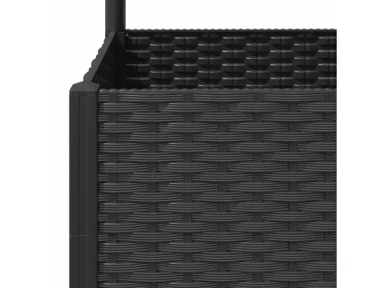 Jardinière bac lit surélevé noire 40 x 40 x 136 cm 02_0038289