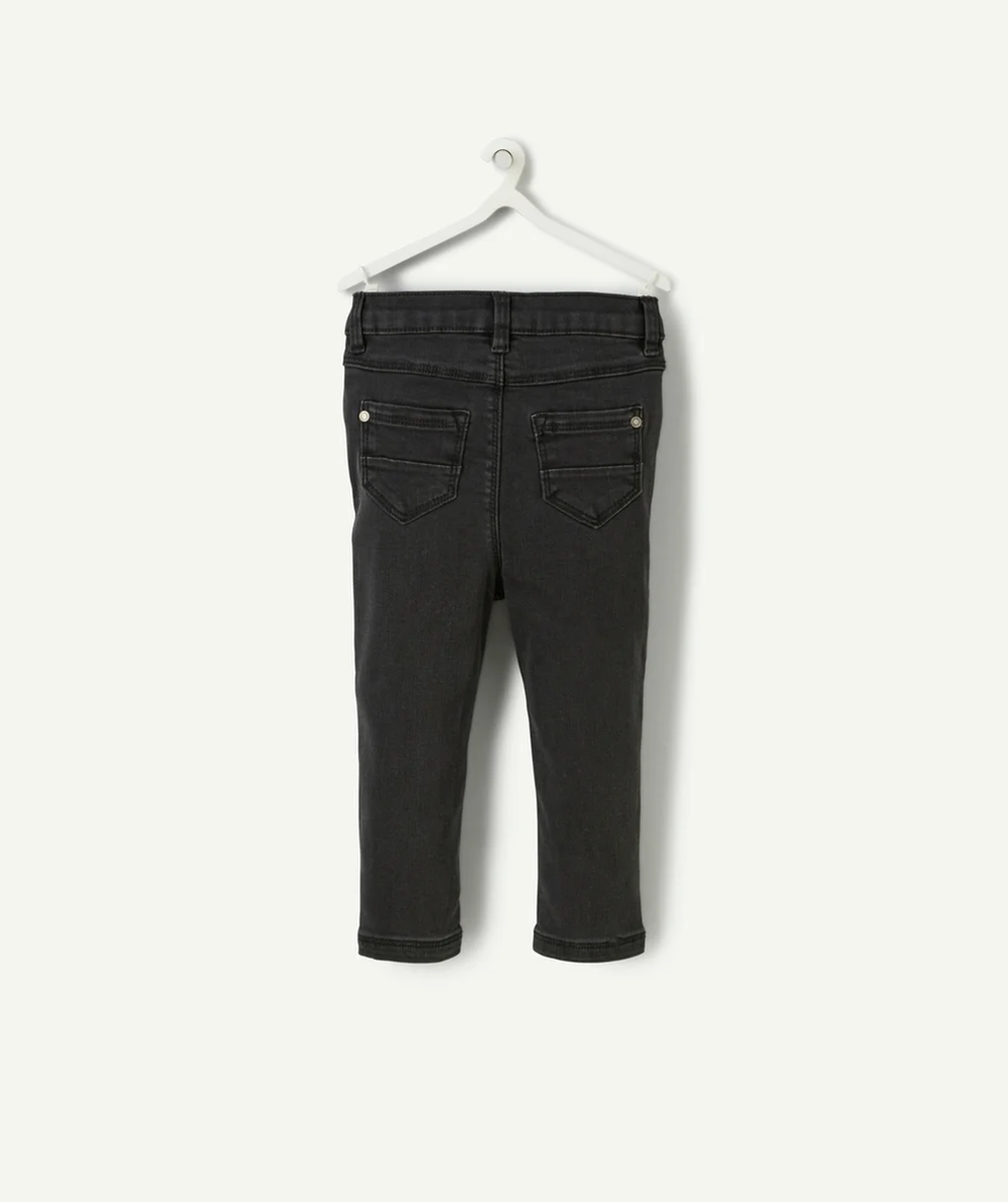 JEAN SLIM BÉBÉ GARÇON EN VISCOSE RESPONSABLE NOIR