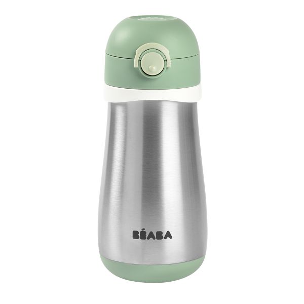 Béaba Drinkfles Roestvrij Staal Groen 350ml