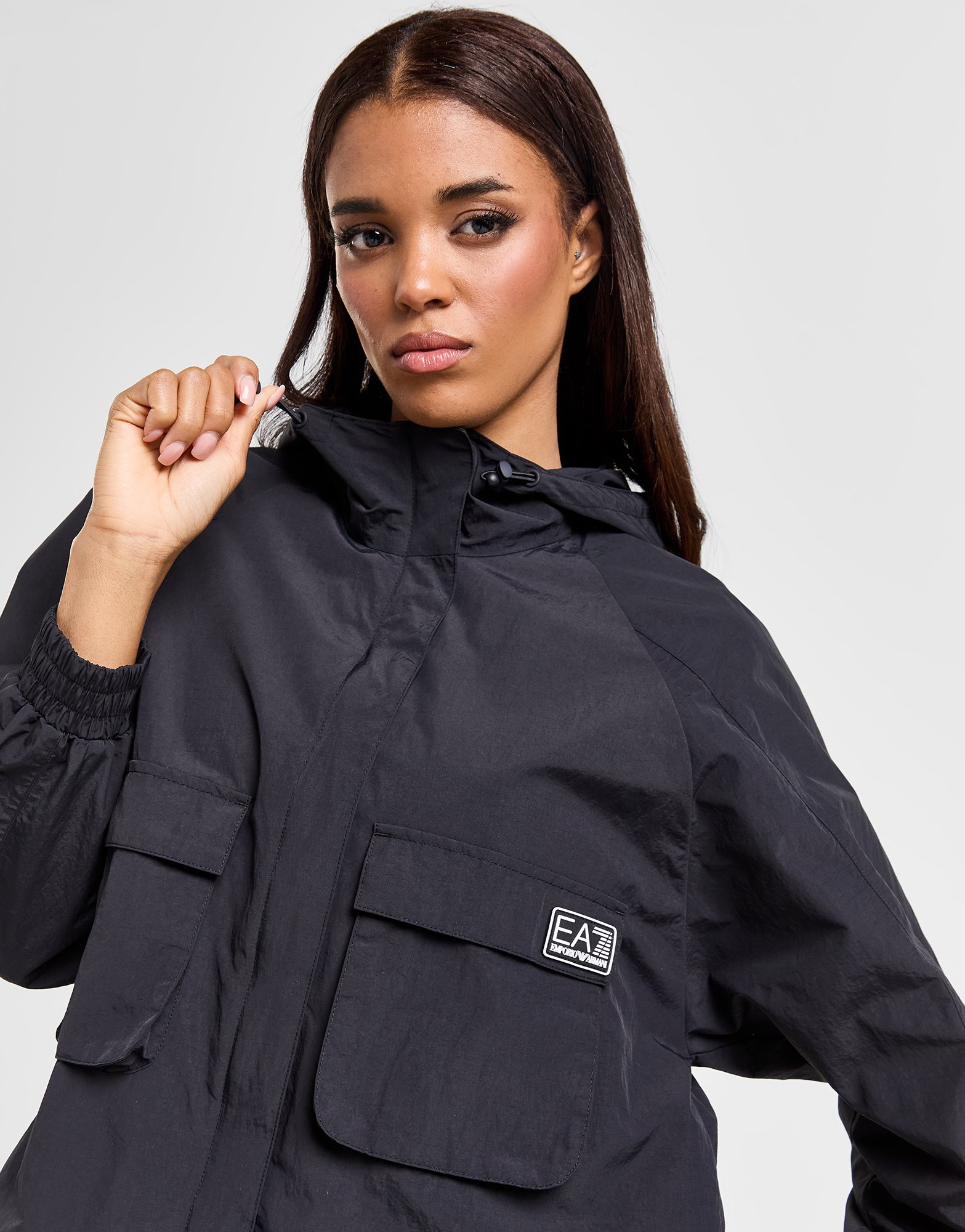 Emporio Armani EA7 Veste Zippé Woven Pocket Femme