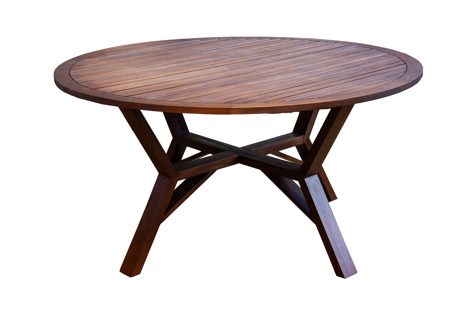 Portefino rundt hagespisebord Brunbeiset heltre eucalyptus. Ø150 cm