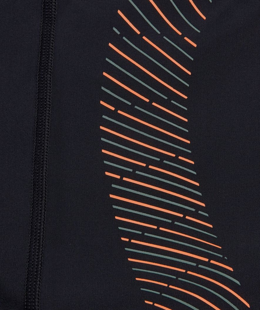 Speedo aquashorts til mænd - Duo Logo Print - Sort/grøn