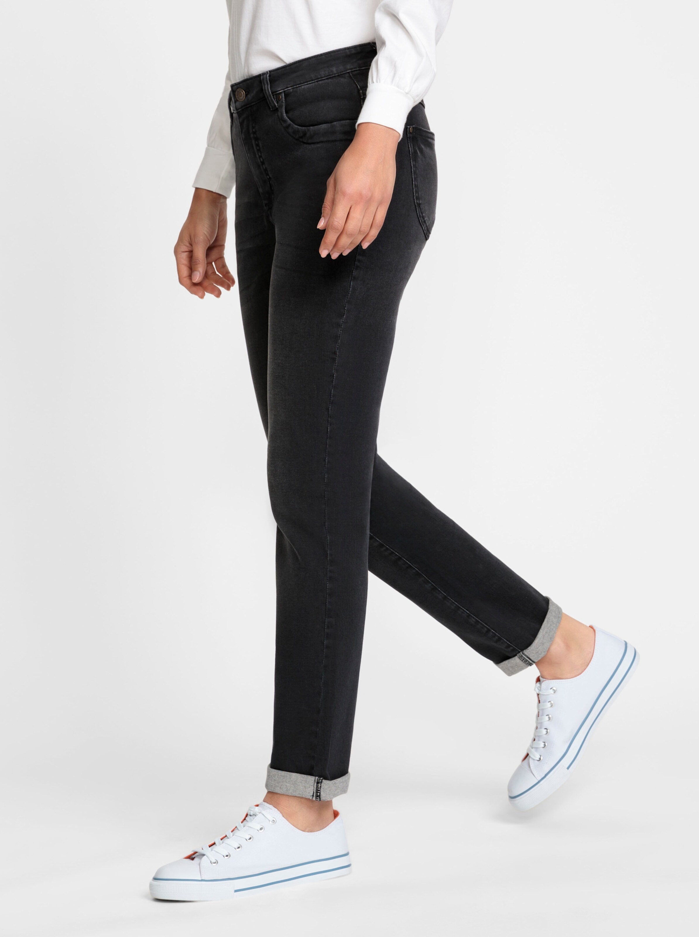 Jeans in graphit denim