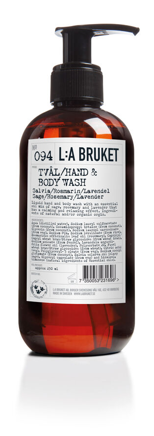 L:a Bruket Hand- Body wash Sage/ Rosemary/ Lavender 240 ml