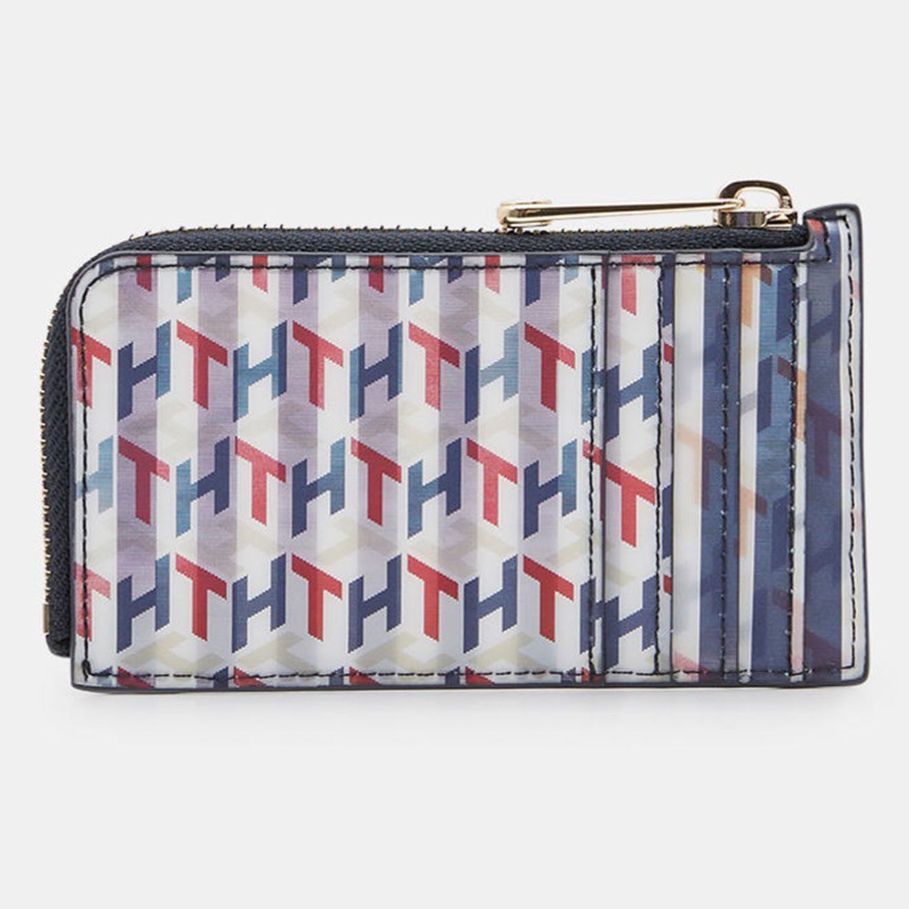 Tommy Hilfiger Porte-monnaie Iconic imprimé multicolore - 12,5x6,5 cm