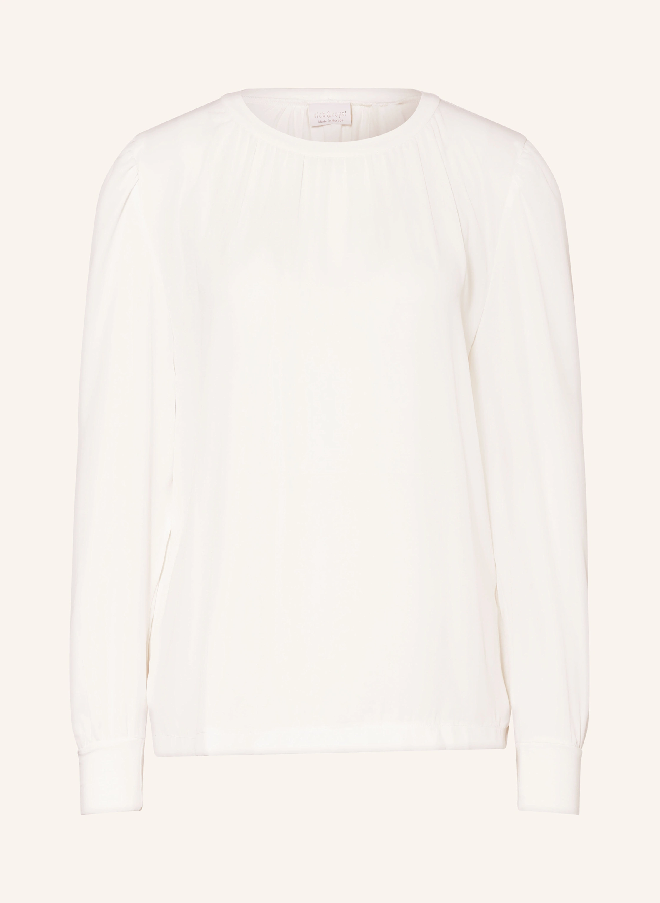 Rich & Royal Bluse im Materialmix