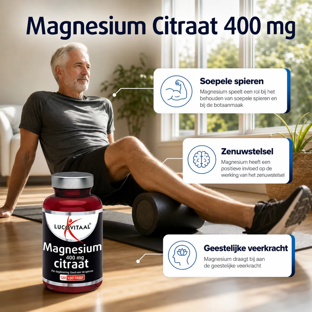 Magnesium Citraat tabletten 400 mg