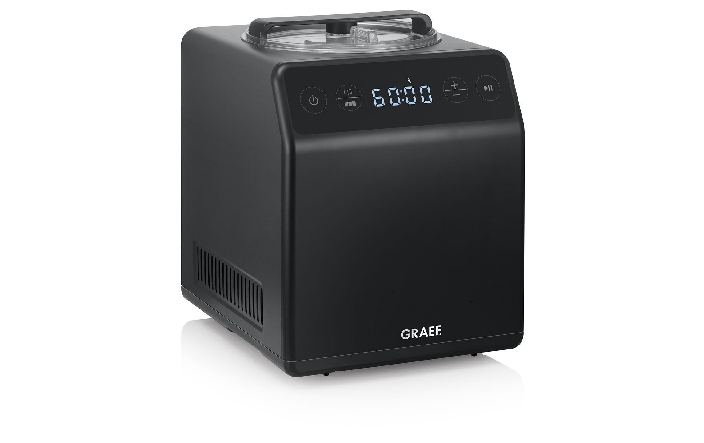 Glacemaschine IM 706 2 l, Schwarz<br>Eismaschine mit Joghurtfunktion