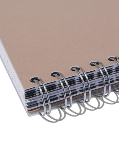 cahier à spirale 10-en-1 - A4 - kraft
