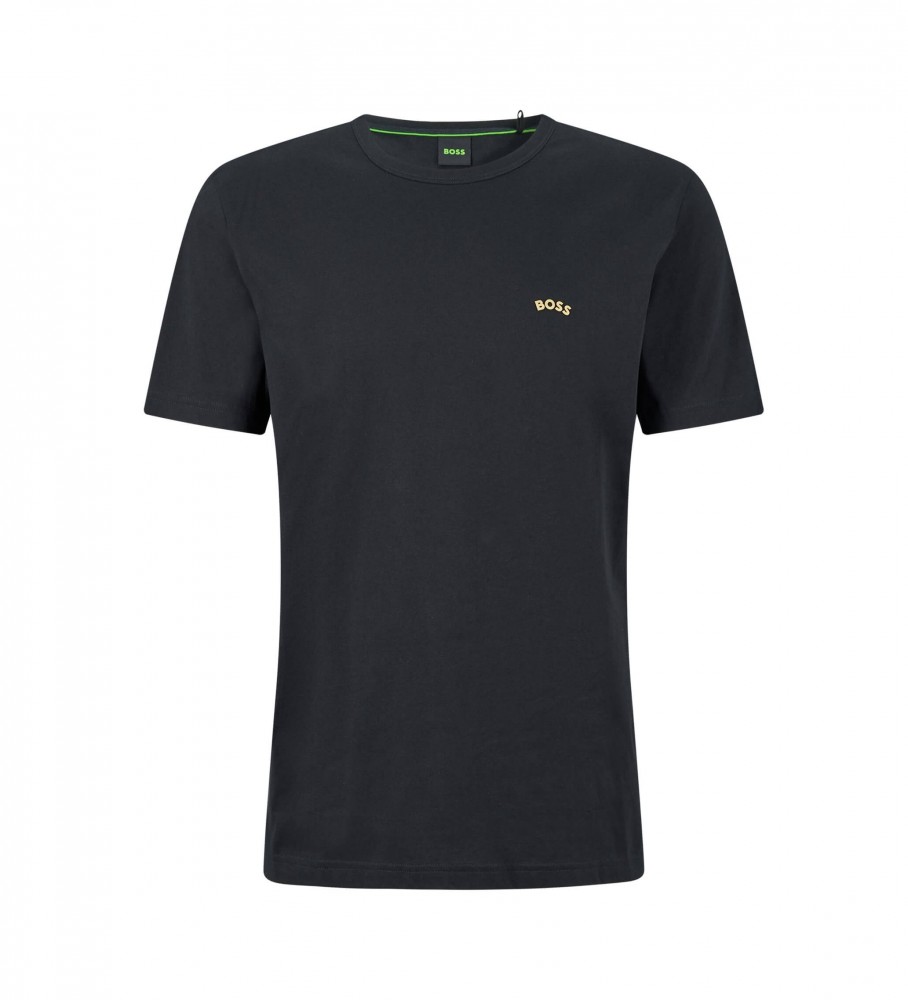 Camiseta BOSS Curved Tee preta