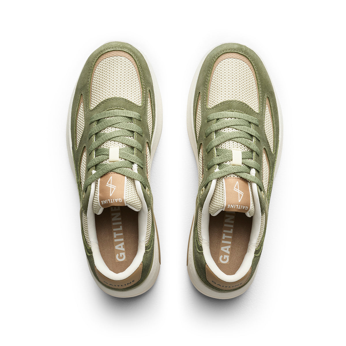 Nova Lite Klassisk retrosneaker med skinndetaljer