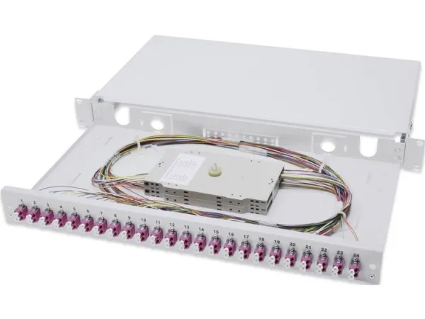 DIGITUS Professional DN-96332-4 - Fiber optisk splice boks - LC x 48 - 1U - 19