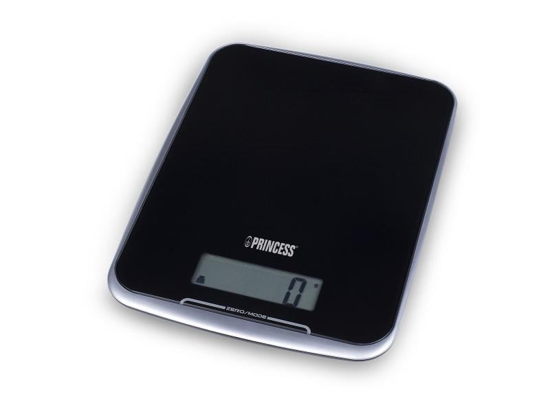 Princess Küchenwaage LCD Schwarz Küchenwaage mit digitaler Anzeige