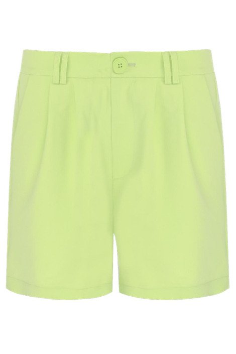Fluresk groene dames korte broek
