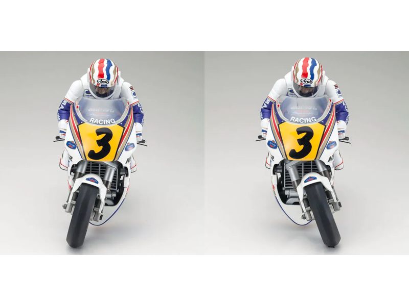 Kyosho Motorrad Honda NSR500 1991 Bausatz, 1:8 Scale RC-Motorrad Bausatz «hanging on racer»