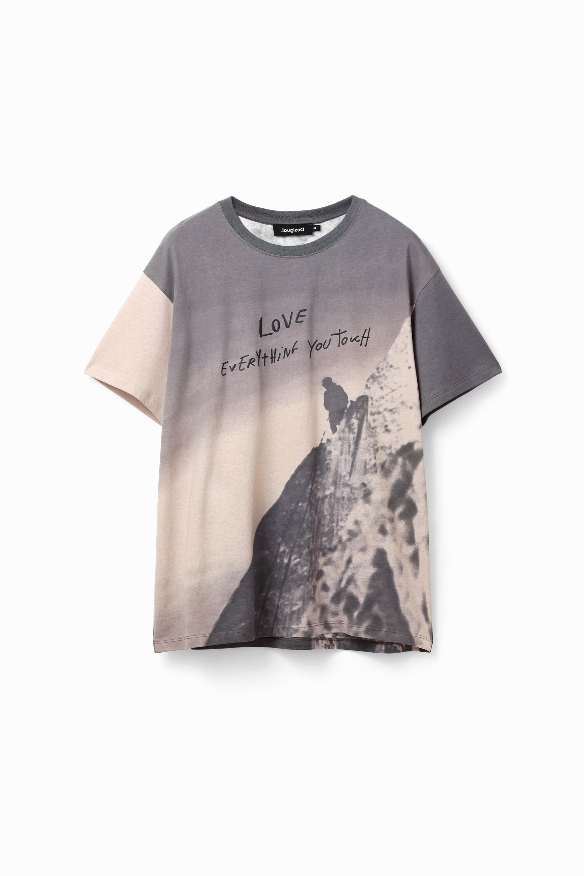 T-shirt oversize montagne