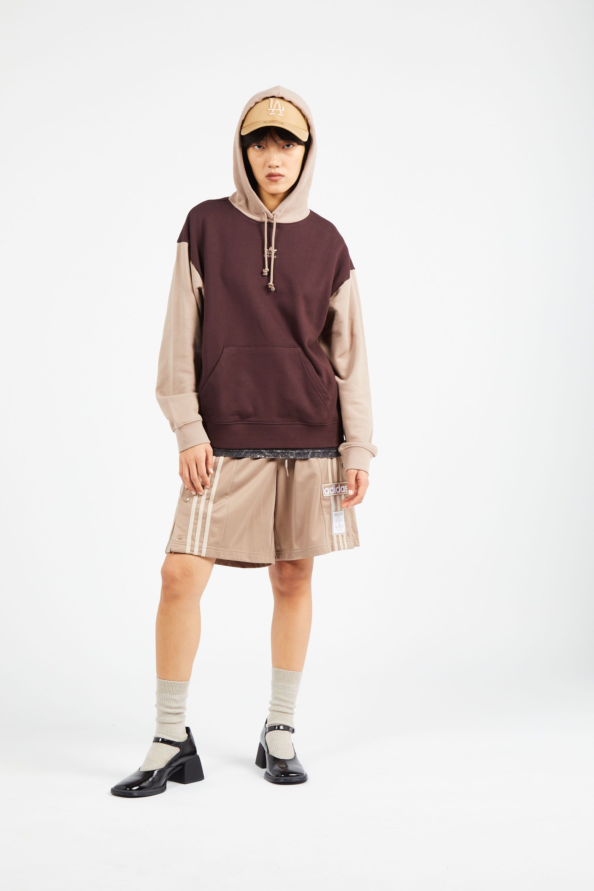 ADIDAS Hoodie HOODIE Marron