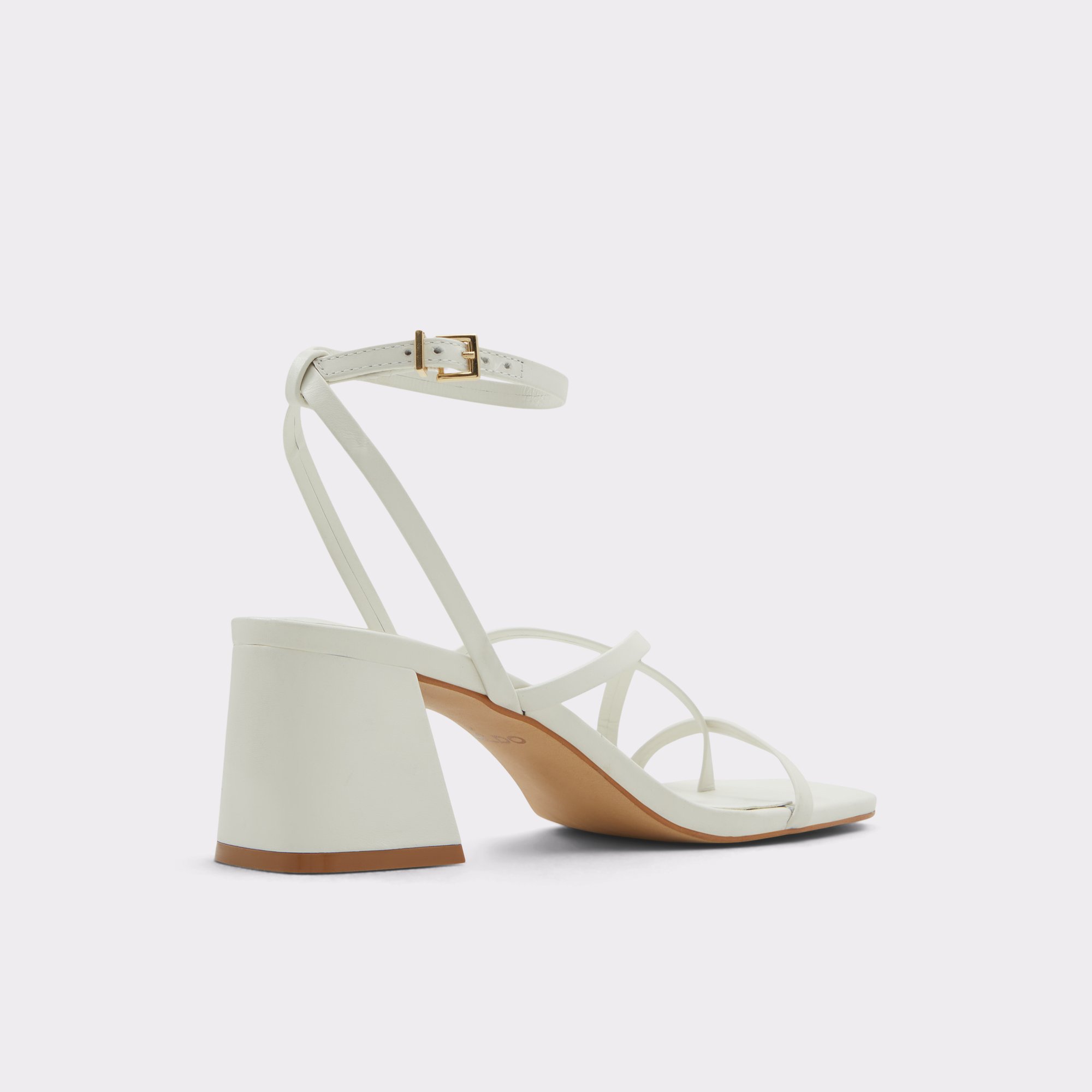 Adrauder White-Bone Women Strappy Sandals