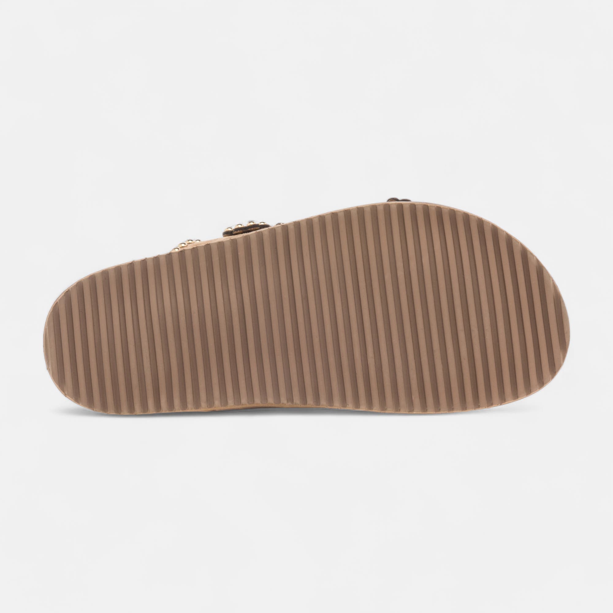 Mules Femme en cuir beige