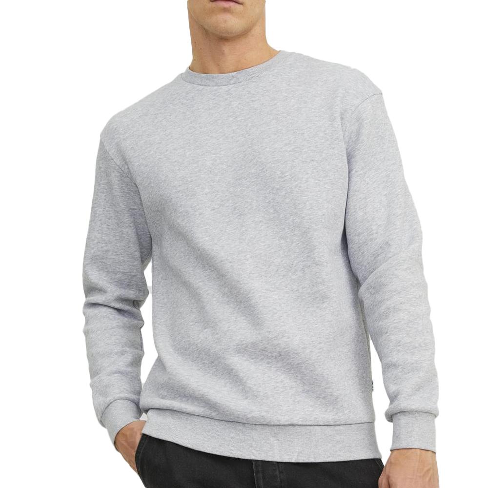 Jack & Jones Sweat Uni Gris Homme Jack & Jones Bradley