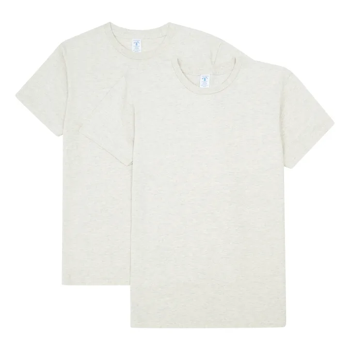 Velva Sheen Pack 2 T-shirts Coton | Naturel