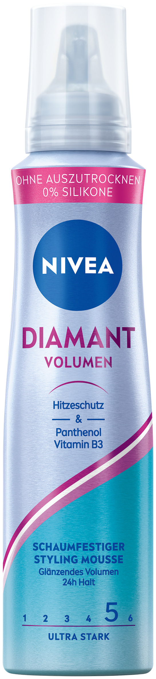 Nivea Schaumfestiger<br>150 ml, Aerosol Spray, Schaum, Diamant Volumen