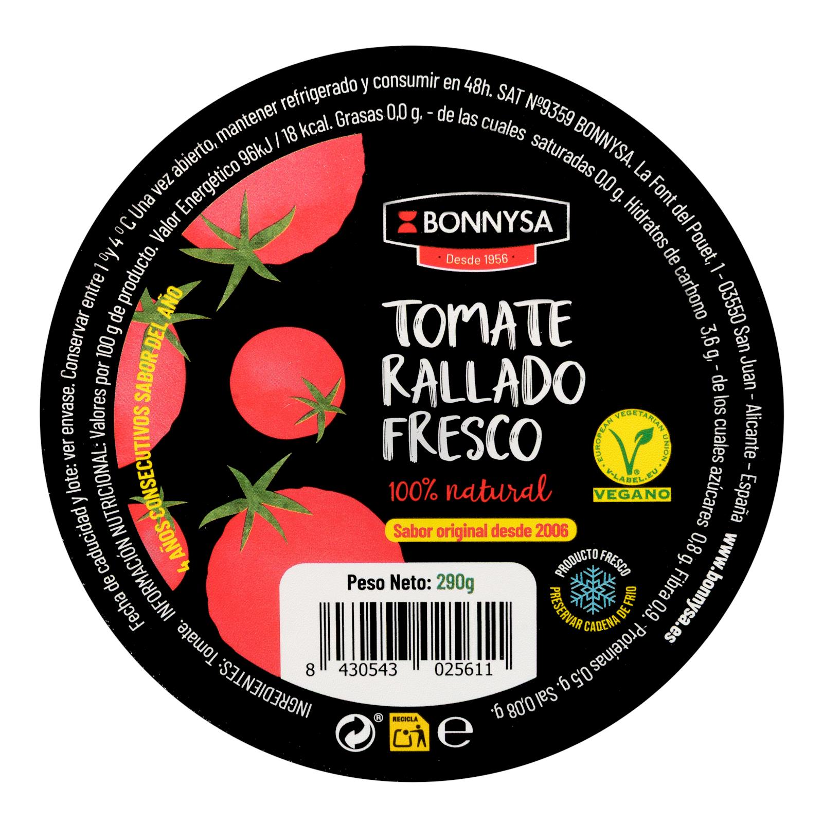 Tomates râpées