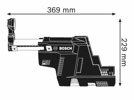 Bosch GDE 18V-16 Stofafzuiging (Solo) in Doos - 1600A0051M
