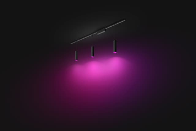 Philips Hue loftslampesæt med 3 lys (sort)
