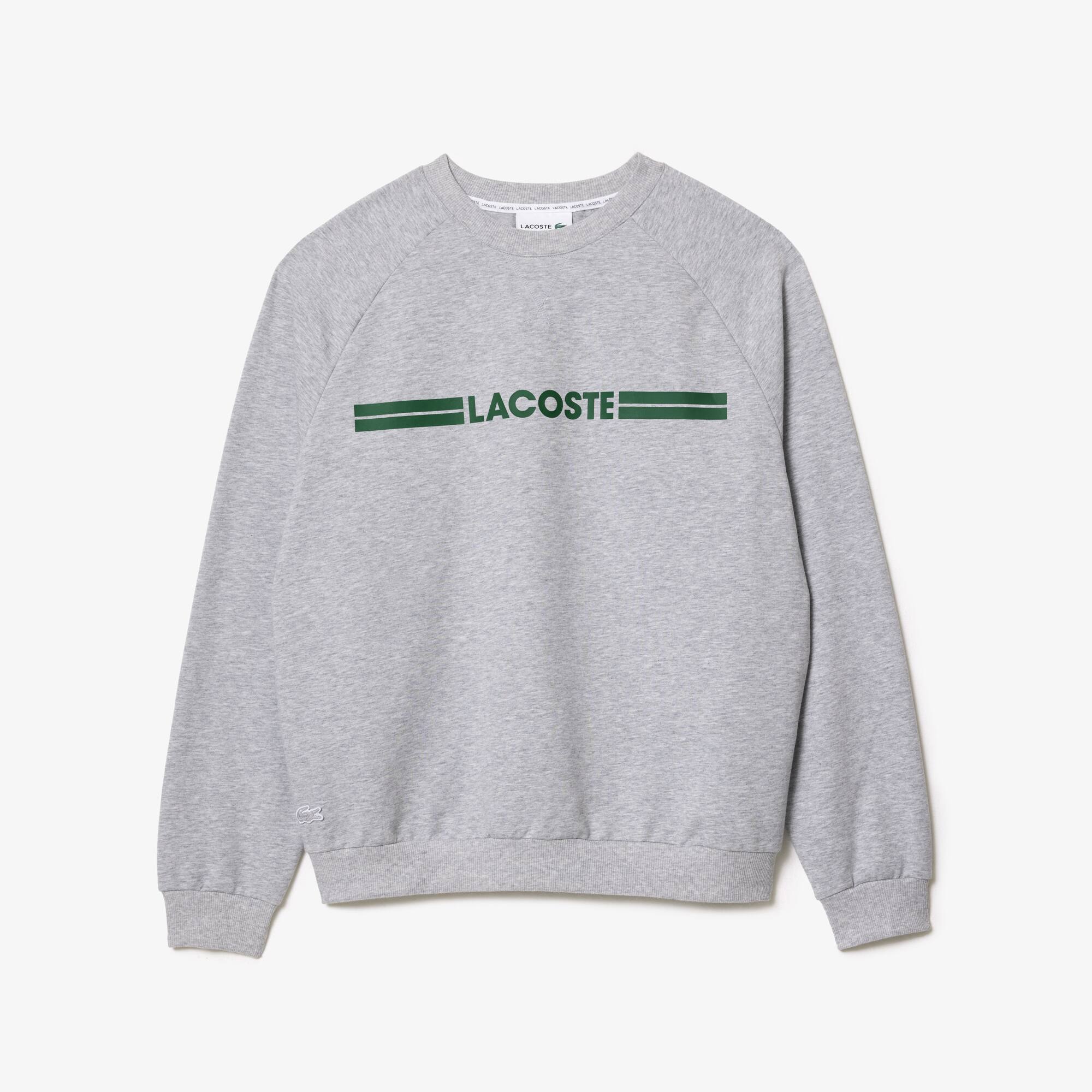Sweatshirt d'intérieur siglé Lacoste en coton Vêtements d’intérieur & de nuit - Gris - Lacoste - Femme