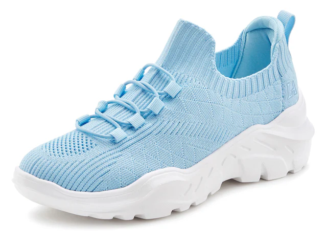 LASCANA ACTIVE Sneaker »Halbschuh, Freizeitschuh, Turnschuhe, Slip-On-Sneaker,«  zum Reinschlüpfen und elastischen Schnürbändern VEGAN